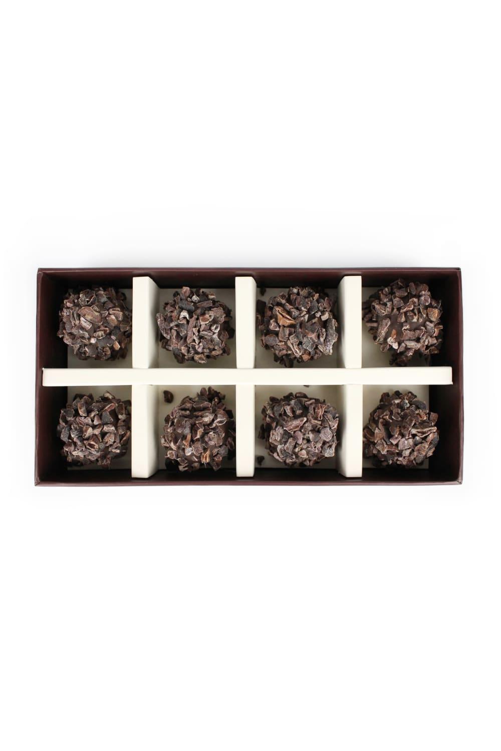 Juliette Artisan Chocolatier-Kakao Nibsli Bitter Çikolatalı Vegan Truffle 220 g.-Çikolata-2-fleurdirect.live