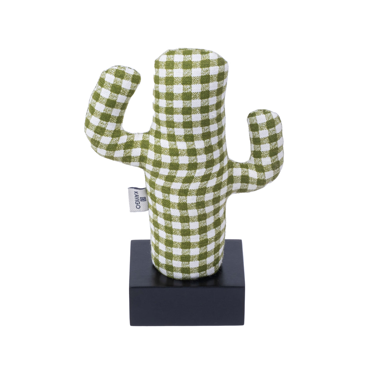 Kayigo-Siyah Woody Yeşil Pöti Kareli Cactus üçlü Set-Masaüstü Organizer-3-fleurdirect.live