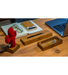 Kayigo-Woody üçlü Ofis Seti Açık Kahverengi Kırmızı Kaktüs-Masaüstü Organizer-3-fleurdirect.live