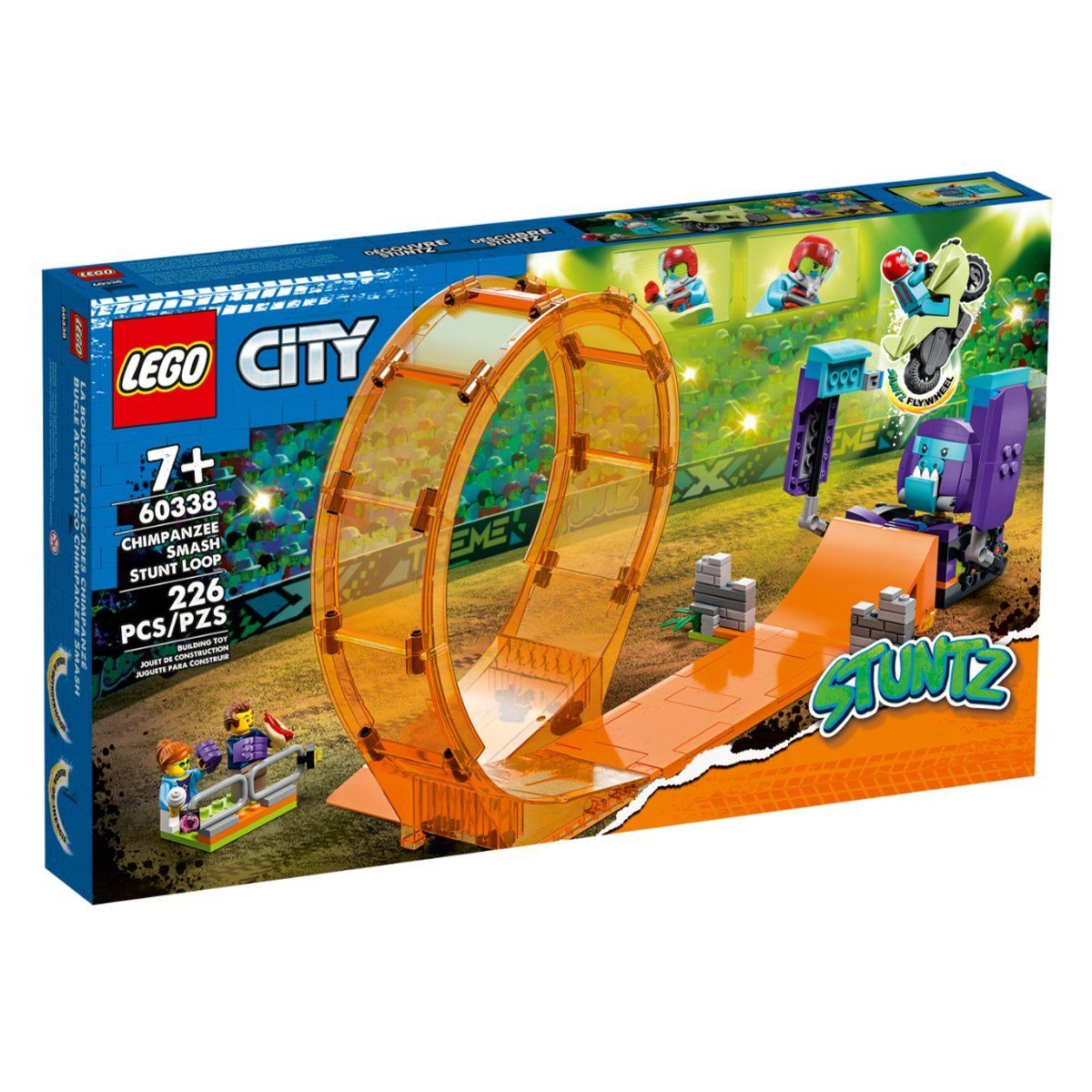 Lego-Lego City Şempanze Yumruğu Gösteri Çemberi 226 Parça +7 Yaş-Lego City-1-fleurdirect.live