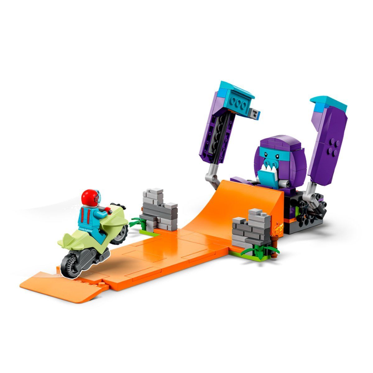 Lego-Lego City Şempanze Yumruğu Gösteri Çemberi 226 Parça +7 Yaş-Lego City-3-fleurdirect.live