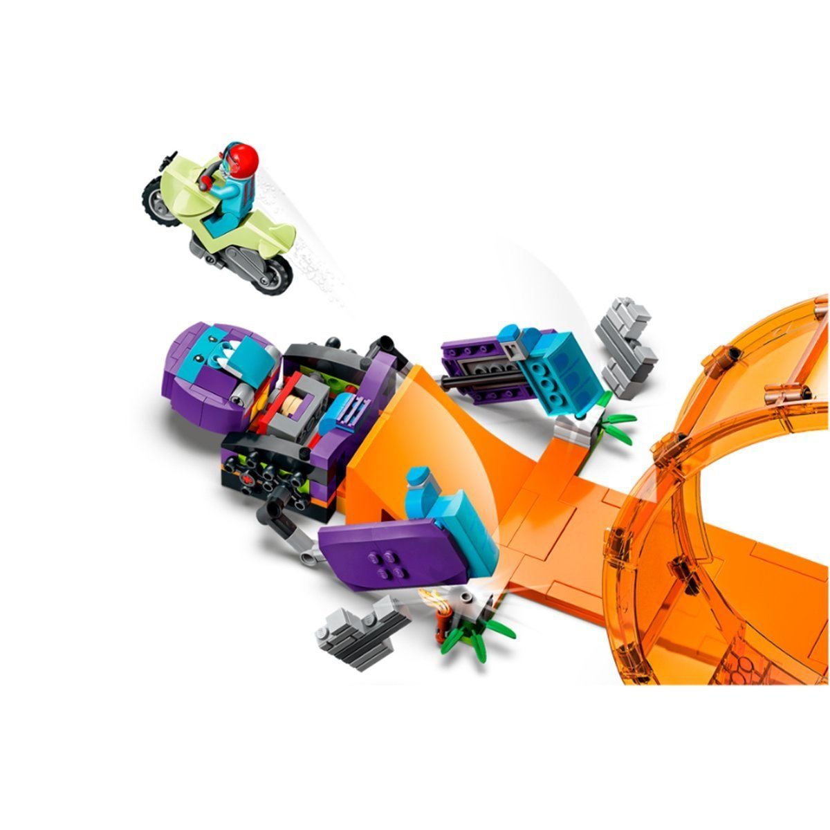 Lego-Lego City Şempanze Yumruğu Gösteri Çemberi 226 Parça +7 Yaş-Lego City-4-fleurdirect.live