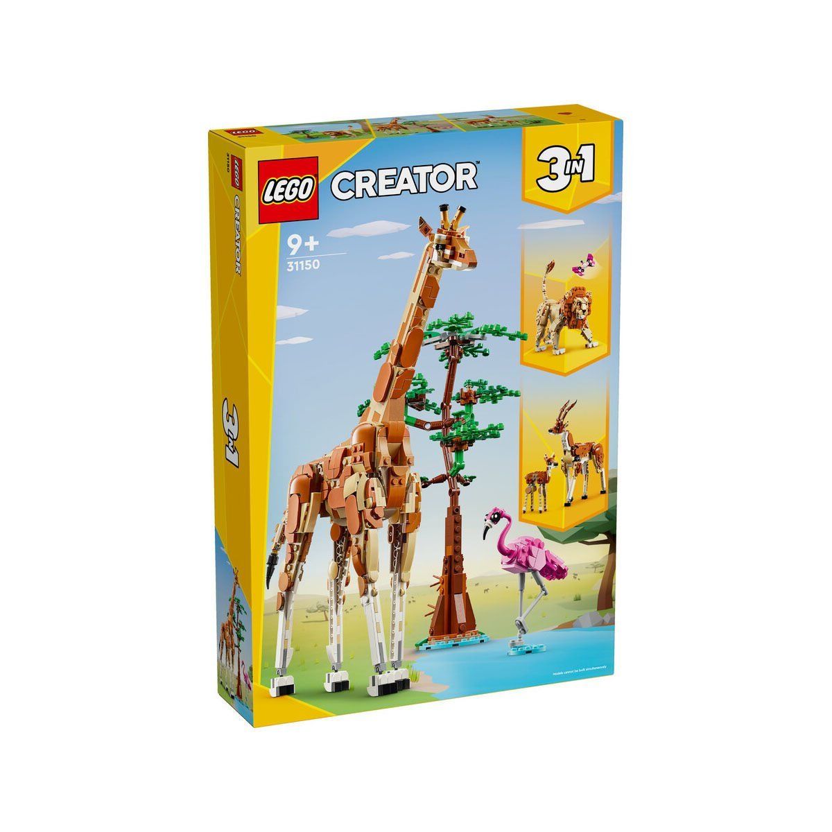 Lego-Lego Creator 3’Ü1 Arada Vahşi Safari Hayvanları 780 Parça +9 Yaş-Lego Classic-1-fleurdirect.live