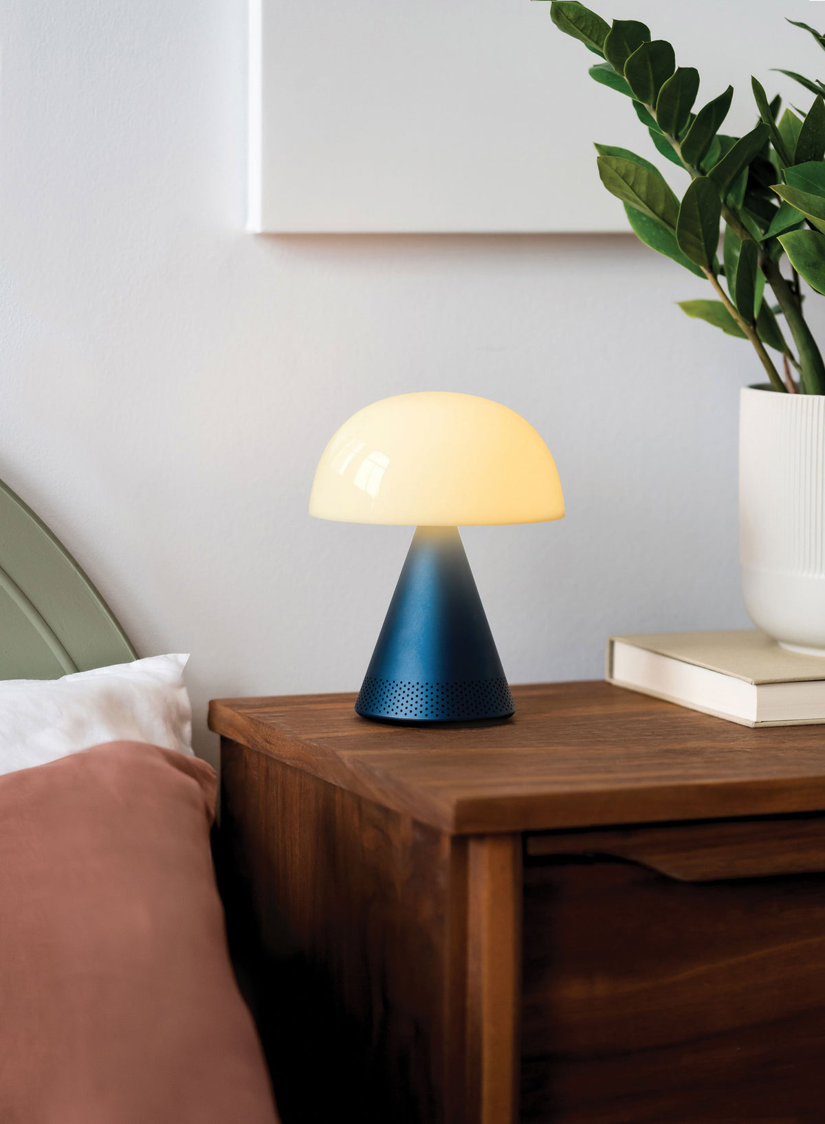Lexon-Mina L Led Lamba Ve Bluetooth Hoparlör Lacivert-Led Lamba-3-fleurdirect.live