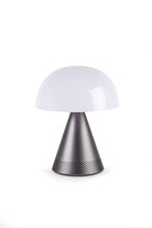 Lexon-Mina L Led Lamba Ve Bluetooth Hoparlör Metalik Gri-Led Lamba-1-fleurdirect.live