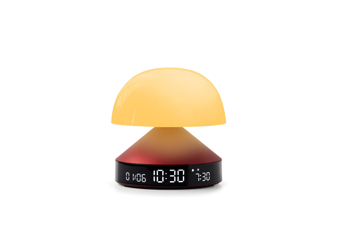 Lexon-Mina Sunrise Koyu Kırmızı Alarm Saatli Gün Işığı Simulatörü & Aydınlatma-Masa Lambası-5-fleurdirect.live