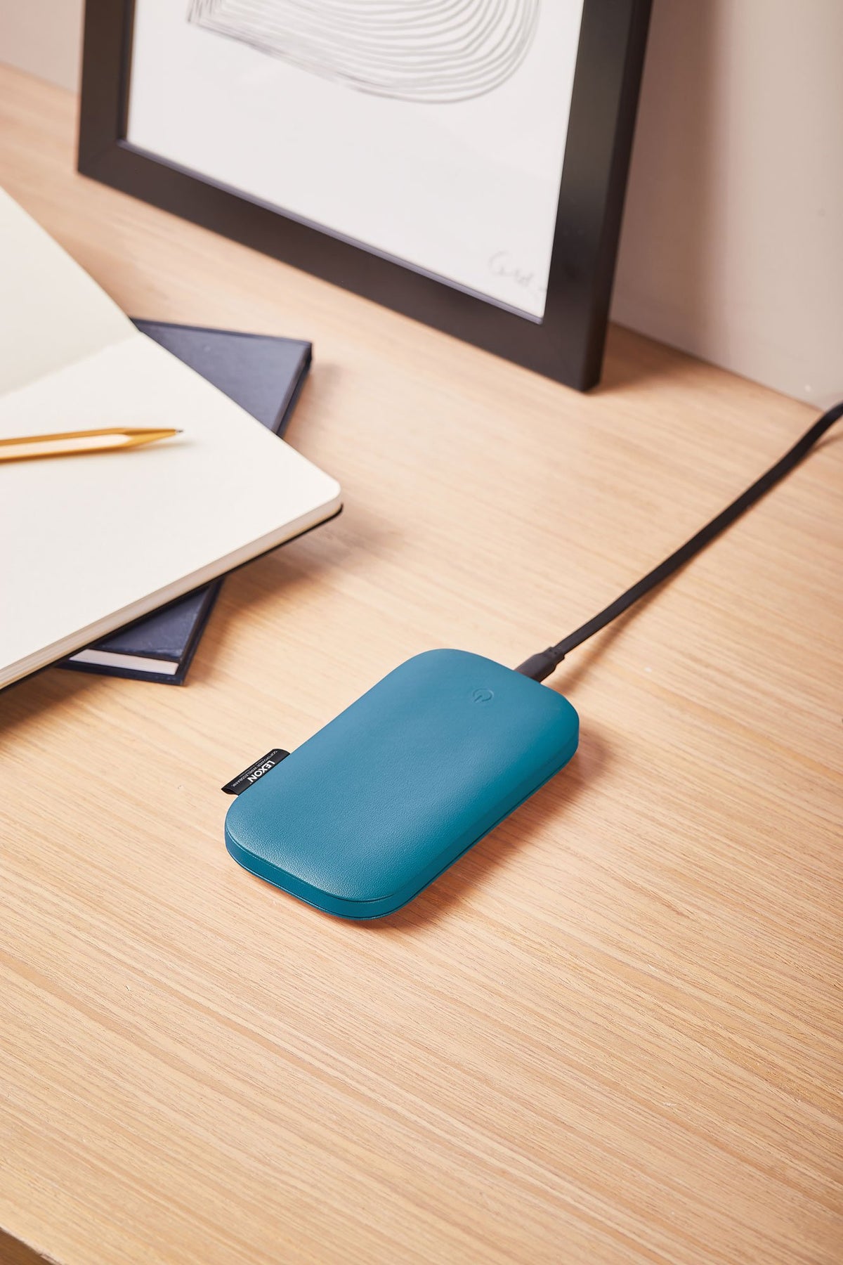 Lexon-Softpower Wirelessbank Kablosuz şarj Cihazı & Powerbank Mavi-Powerbank-9-fleurdirect.live