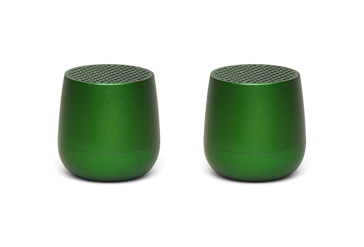 Lexon-Twin Mino Bluetooth Hoparlör Yeşil-Taşınabilir Hoparlör-1-fleurdirect.live