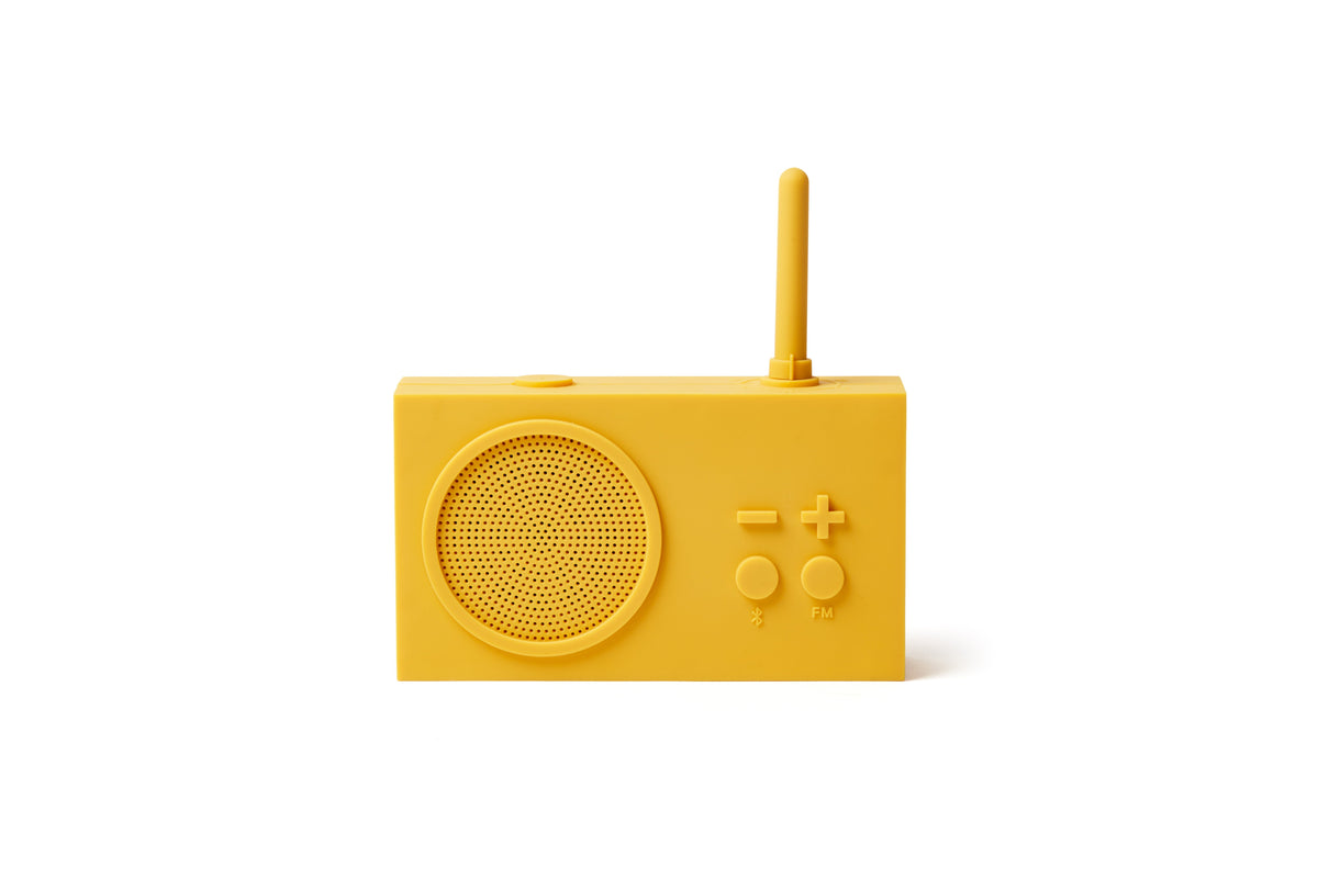 Lexon-Tykho 3 Radyo Ve Bluetooth Hoparlör Sarı-Taşınabilir Hoparlör-1-fleurdirect.live