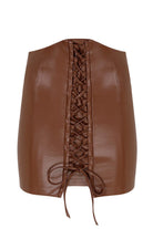 Maeve-Vegan Leather CrissCross Skirt-Etek-2-fleurdirect.live