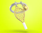 Metalmorphose-Tenis Raketi Anahtarlık Gold-Anahtarlık-2-fleurdirect.live