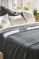 Moyha-Comfort Antrasit Yatak Örtüsü (120 x 240)-Yatak Örtüsü-3-fleurdirect.live