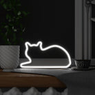 Mustard-Mustard Sitting Cat Led Işık-Gece Lambası-1-fleurdirect.live