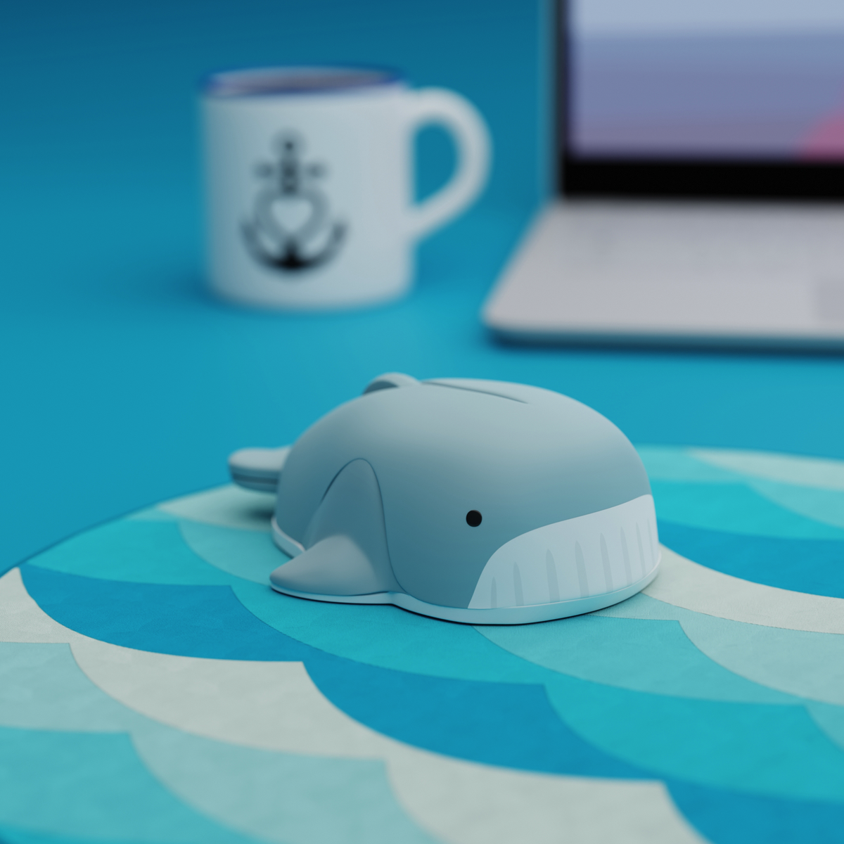 Mustard-Mustard Whale Kablosuz Mouse-Mouse-4-fleurdirect.live