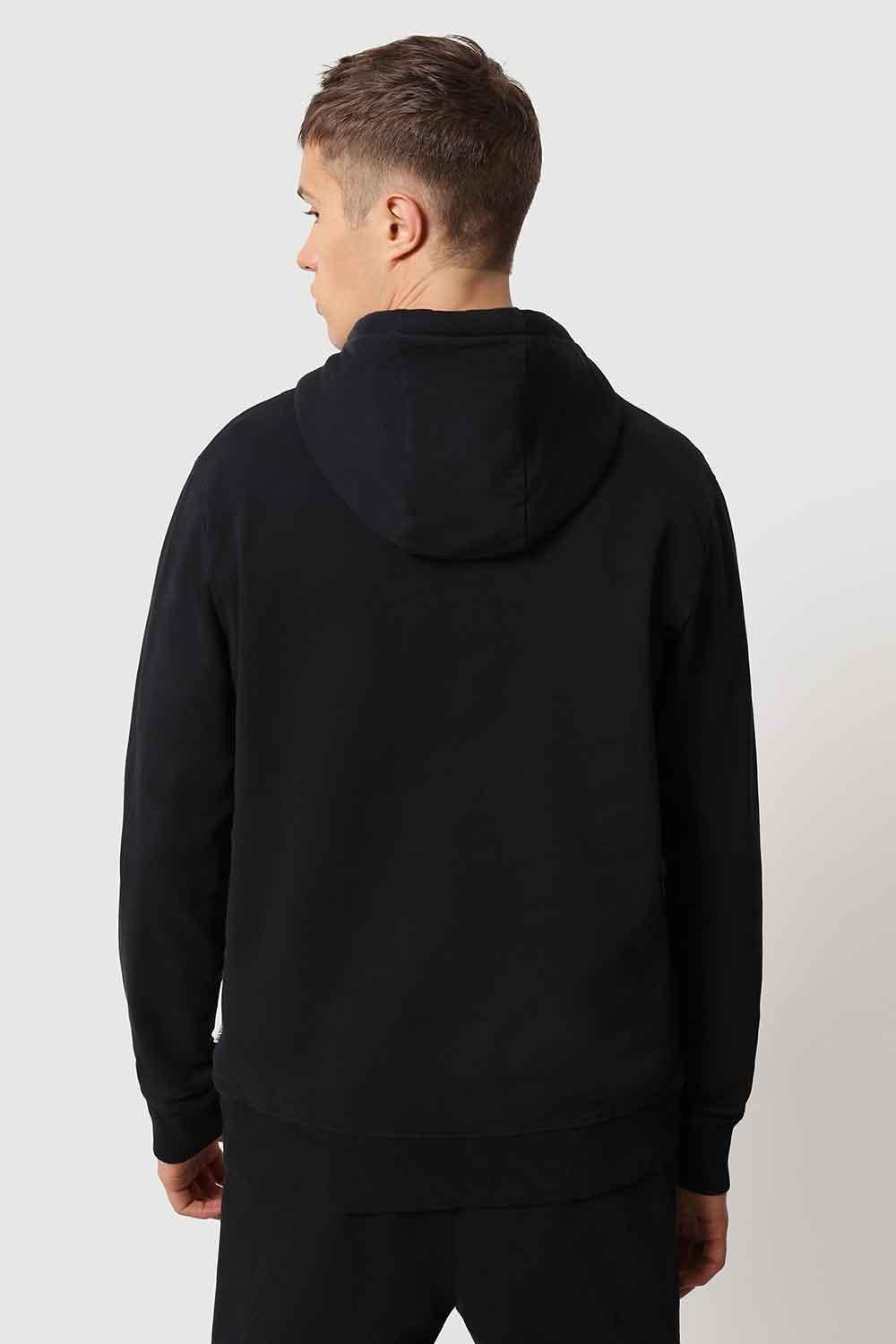 Napapijri-Balis Hood Black 041-Sweatshirts & Hoodies-4-fleurdirect.live