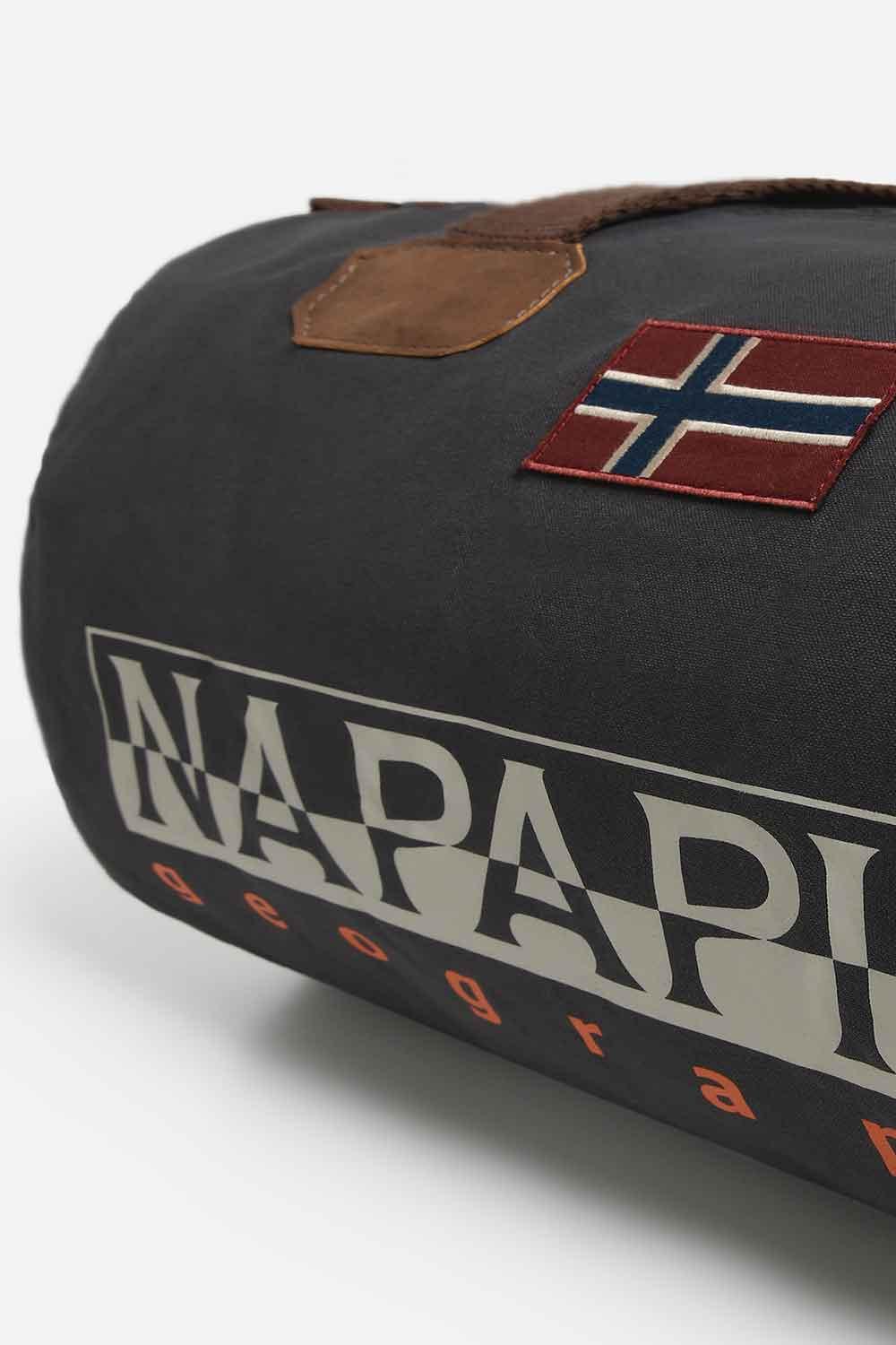 Napapijri-Bering Small 3 Dark Grey Solid-Bavul & Seyahat Çantası-7-fleurdirect.live