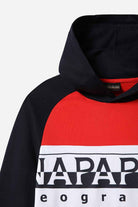 Napapijri-Hoodie Entremonth Bright Red-Sweatshirts & Hoodies-6-fleurdirect.live