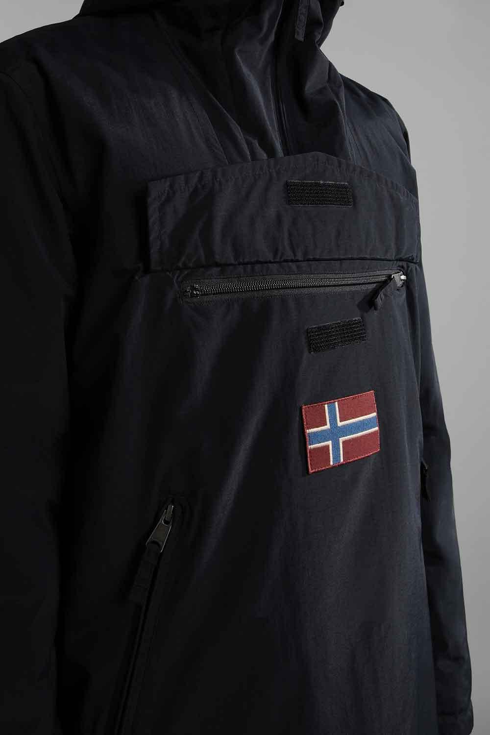 Napapijri-Rainforest Pocket 2 Black 041-Yağmurluk-5-fleurdirect.live