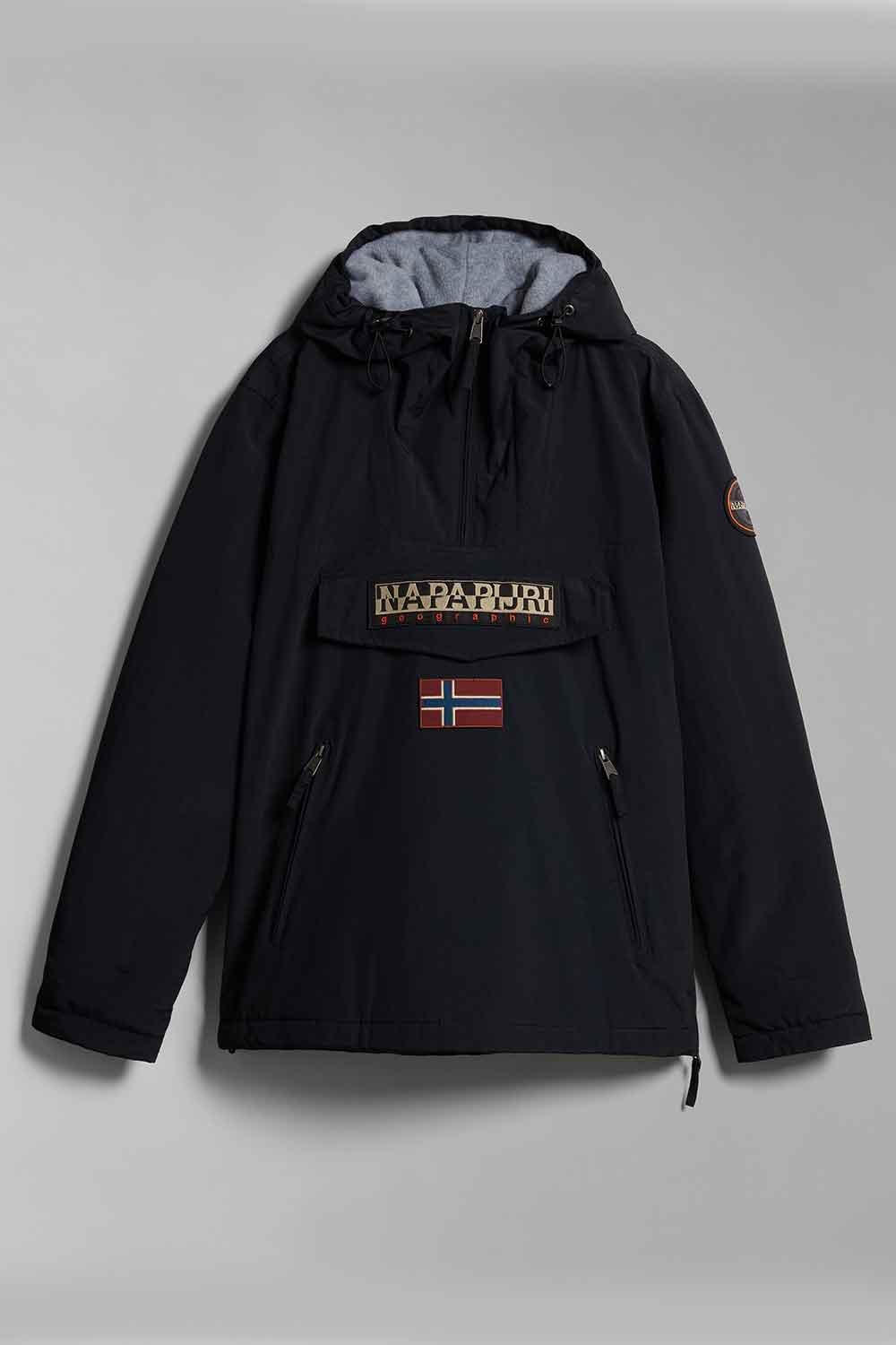 Napapijri-Rainforest Pocket 2 Black 041-Yağmurluk-7-fleurdirect.live