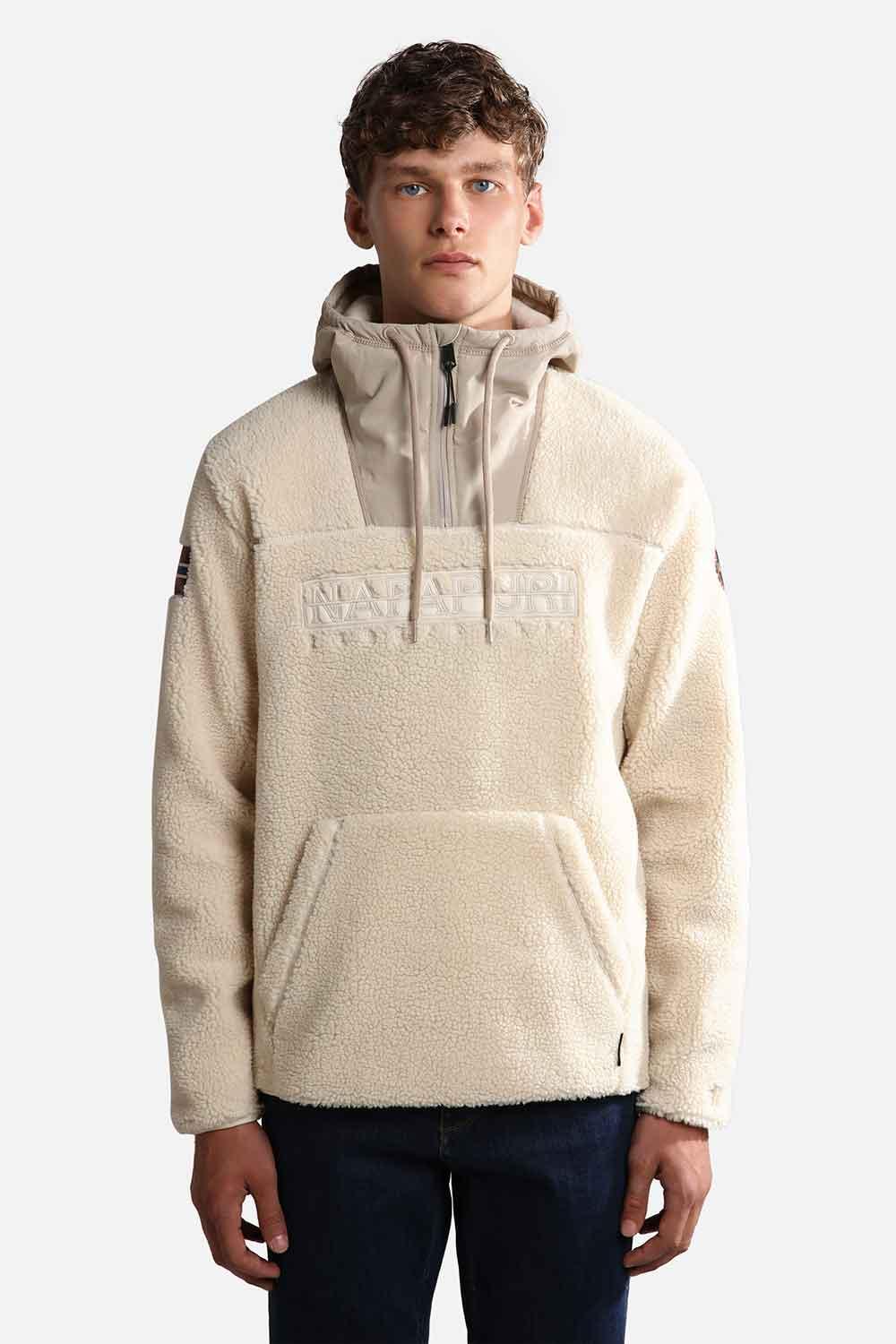 Napapijri-Teide Hoodie Fleecewear-Sweatshirts & Hoodies-1-fleurdirect.live