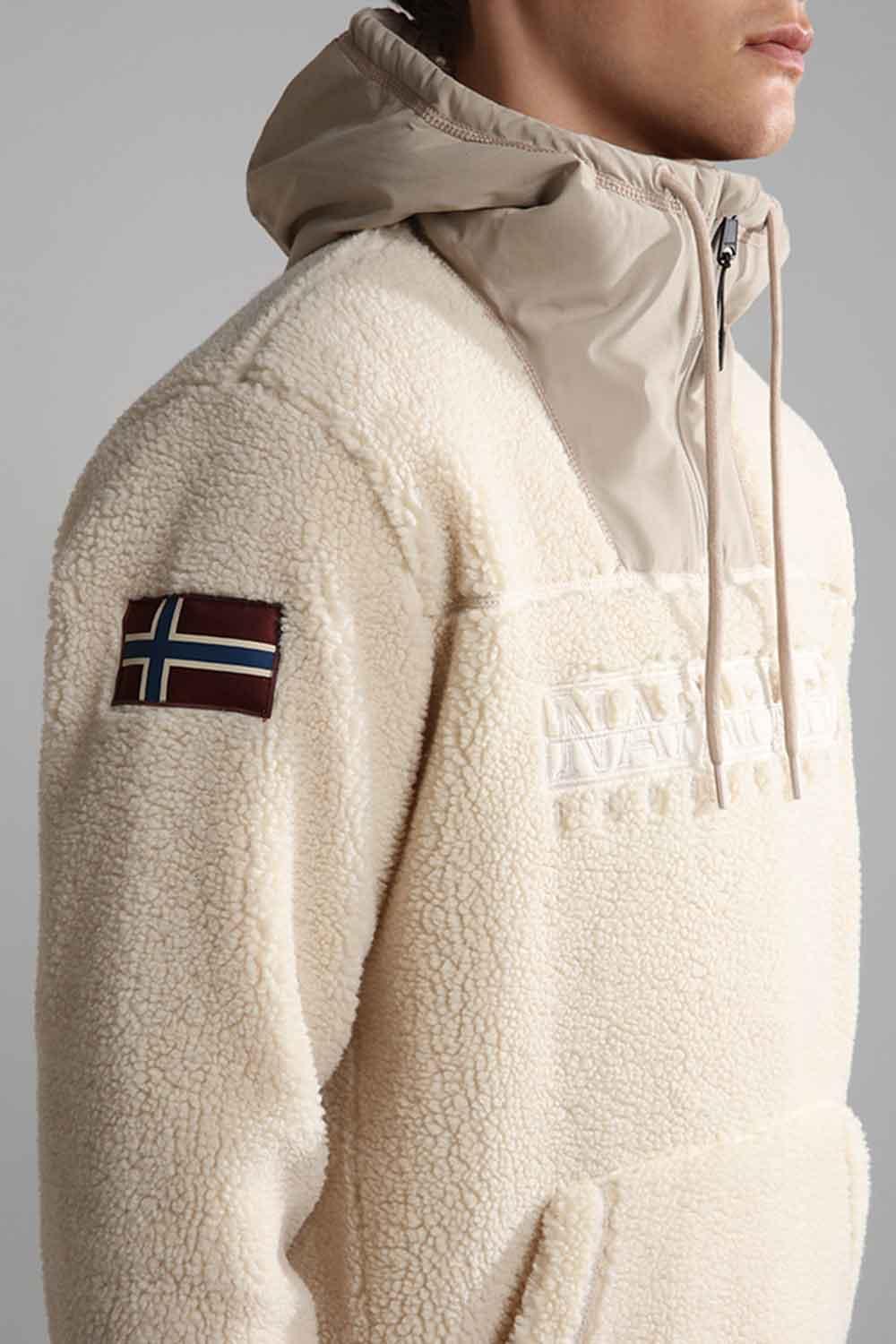 Napapijri-Teide Hoodie Fleecewear-Sweatshirts & Hoodies-4-fleurdirect.live