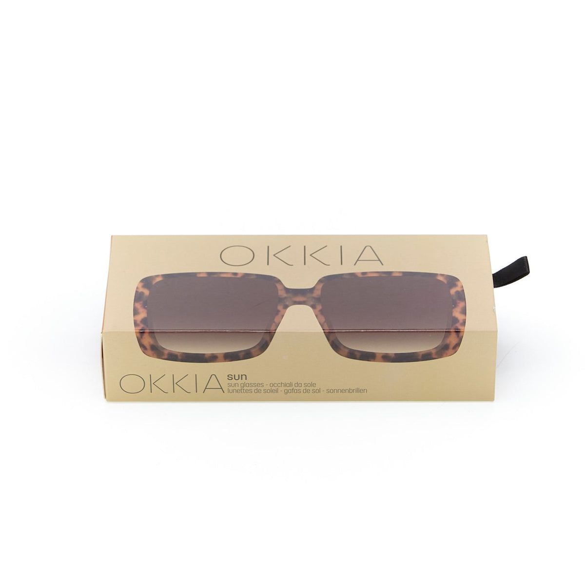 Okkia-Okkia Alessia Unisex Güneş Gözlüğü Klasik Havana-Güneş Gözlüğü-9-fleurdirect.live