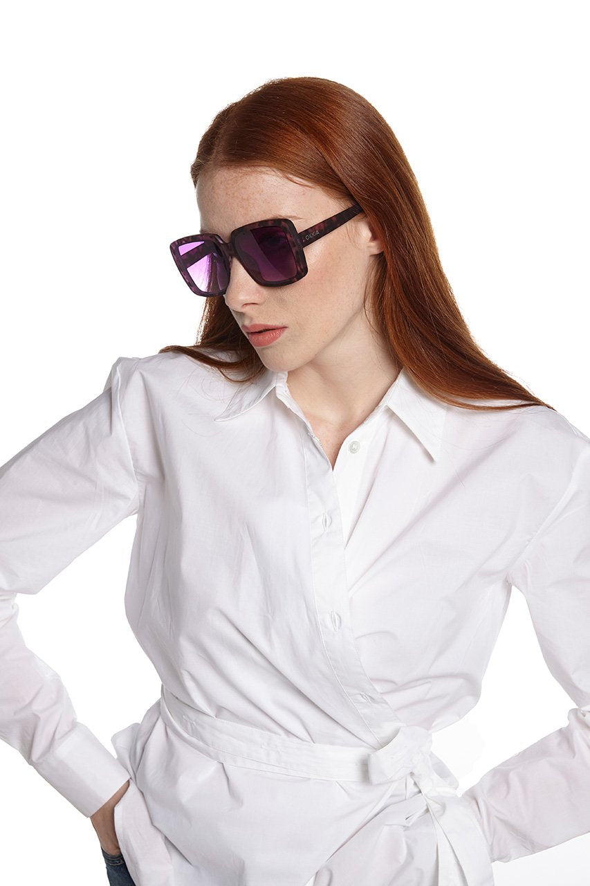 Okkia-Okkia Alessia Unisex Güneş Gözlüğü Rose Havana-Güneş Gözlüğü-6-fleurdirect.live