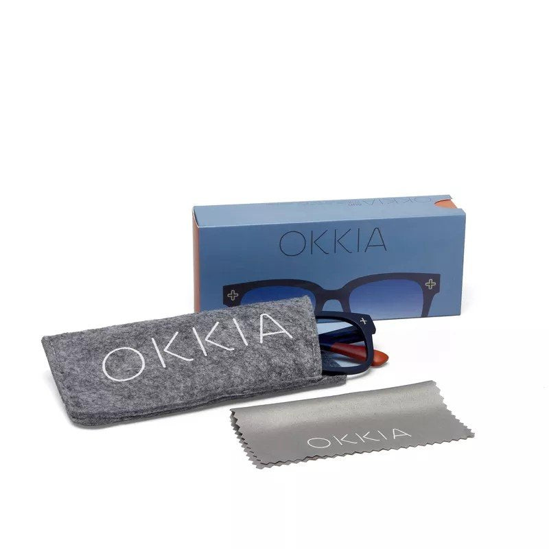 Okkia-Okkia Giovanni Midnight Unisex Güneş Gözlüğü Mavi Gradyan-Güneş Gözlüğü-7-fleurdirect.live