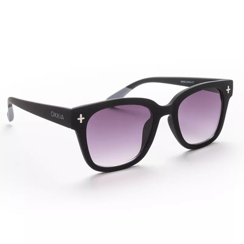 Okkia-Okkia Giovanni Siyah & Gri Unisex Güneş Gözlüğü Siyah Gradyan-Güneş Gözlüğü-4-fleurdirect.live