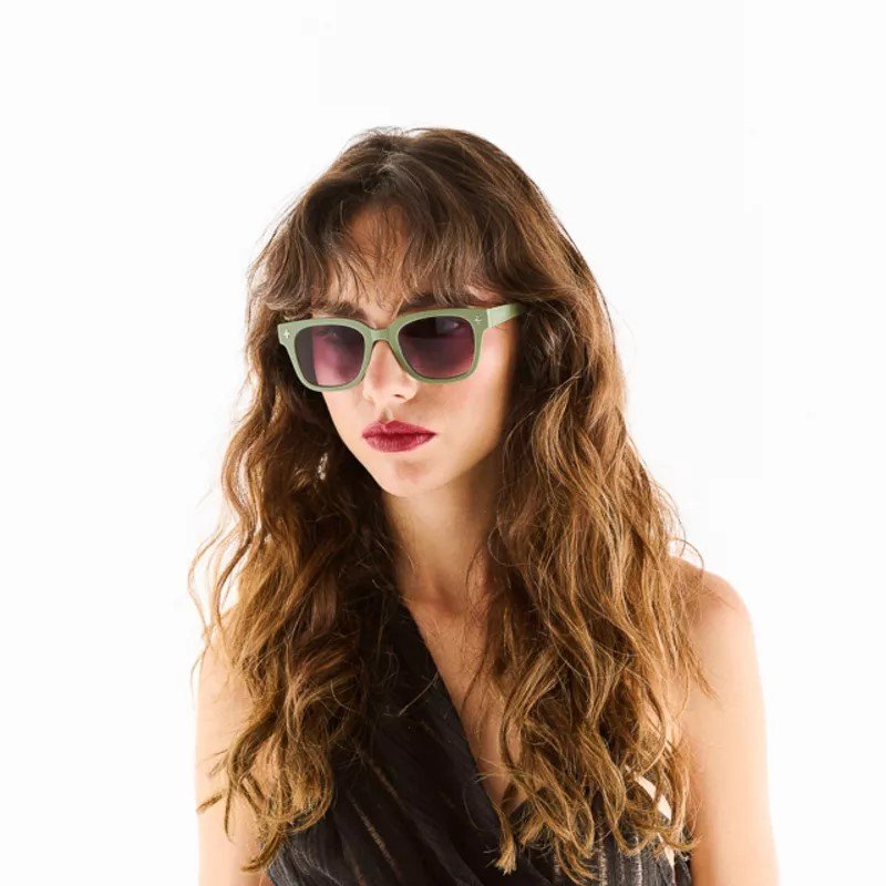 Okkia-Okkia Giovanni Siyah Lens Unisex Güneş Gözlüğü Yeşil & Siyah-Güneş Gözlüğü-2-fleurdirect.live