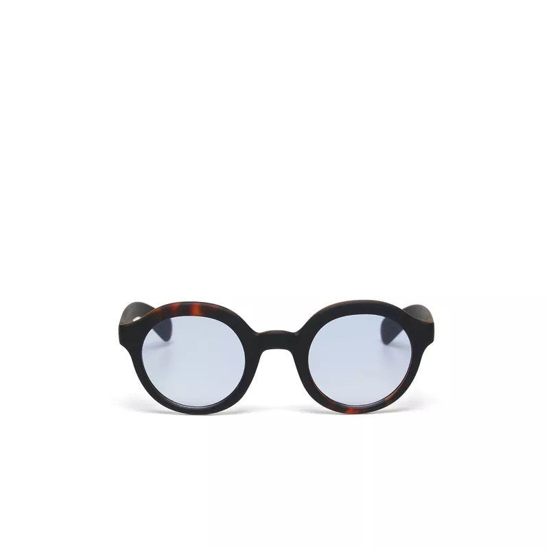 Okkia-Okkia Lauro Unisex Yuvarlak Siyah Havana Güneş Gözlüğü Mavi Gradyan-Güneş Gözlüğü-5-fleurdirect.live