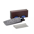 Okkia-Okkia Lauro Unisex Yuvarlak Siyah Havana Güneş Gözlüğü Mavi Gradyan-Güneş Gözlüğü-7-fleurdirect.live