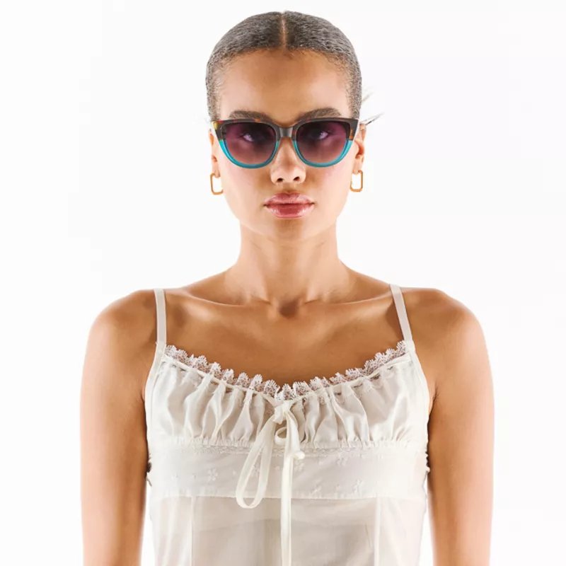 Okkia-Okkia Silvia Güneş Gözlüğü Havana Mavisi-Güneş Gözlüğü-2-fleurdirect.live