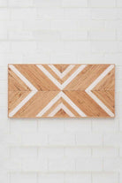 Postotto Design Studio-Geometrik Çift Kişilik Ahşap Yatak/ Baza Başlığı-Yatak-2-fleurdirect.live