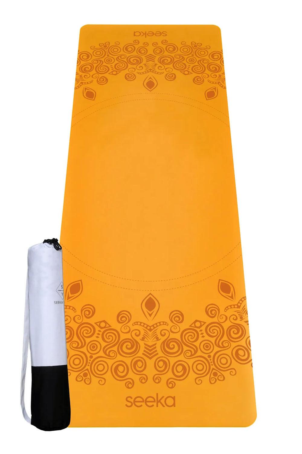 Seeka Yoga-Pro Serisi Rise Yoga Mat - Turuncu-Yoga Matı-1-fleurdirect.live
