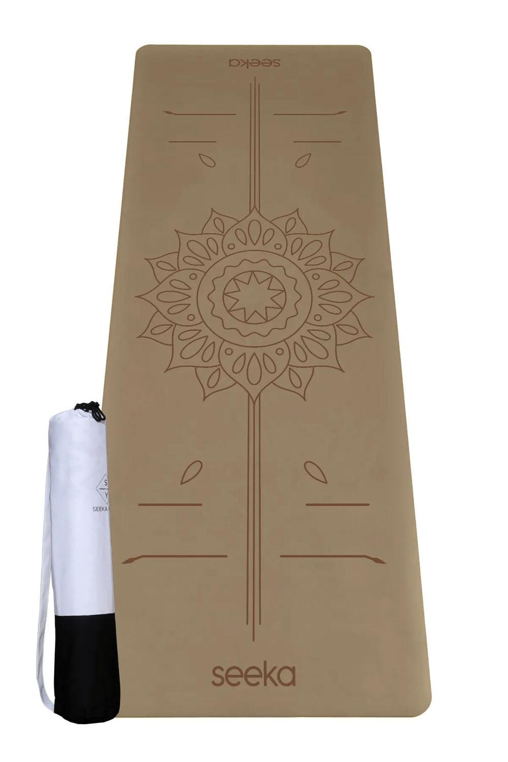 Seeka Yoga-Pro Serisi Sun Yoga Mat - Açık Kahve-Yoga Matı-1-fleurdirect.live