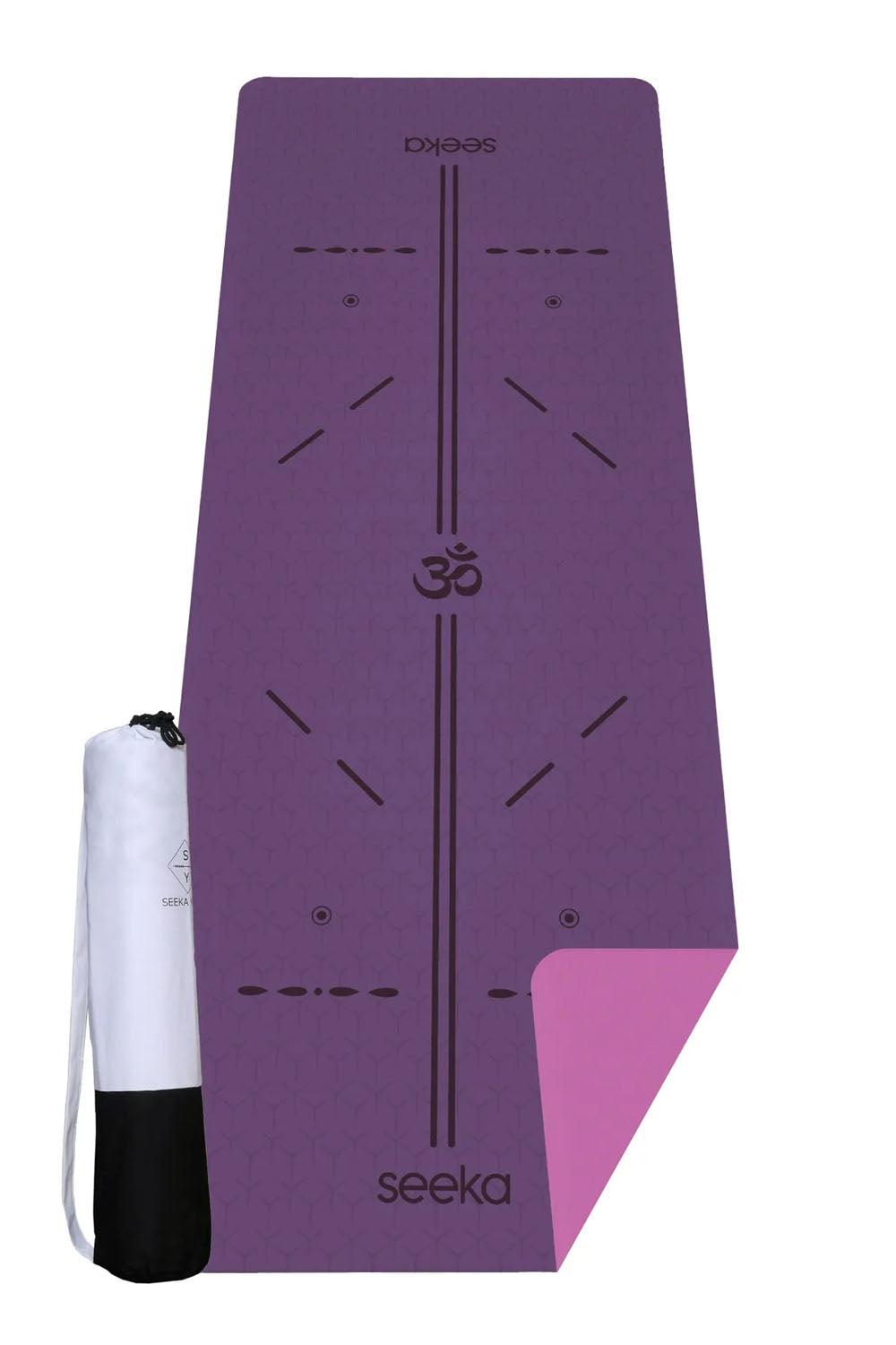 Seeka Yoga-Stüdyo Serisi TPE Yoga Mat - Mor-Yoga Matı-1-fleurdirect.live
