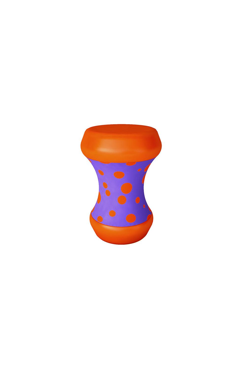 Sodd Design-Boom Bom Sehpa Lila-Turuncu Puantiye-Sehpa-1-fleurdirect.live