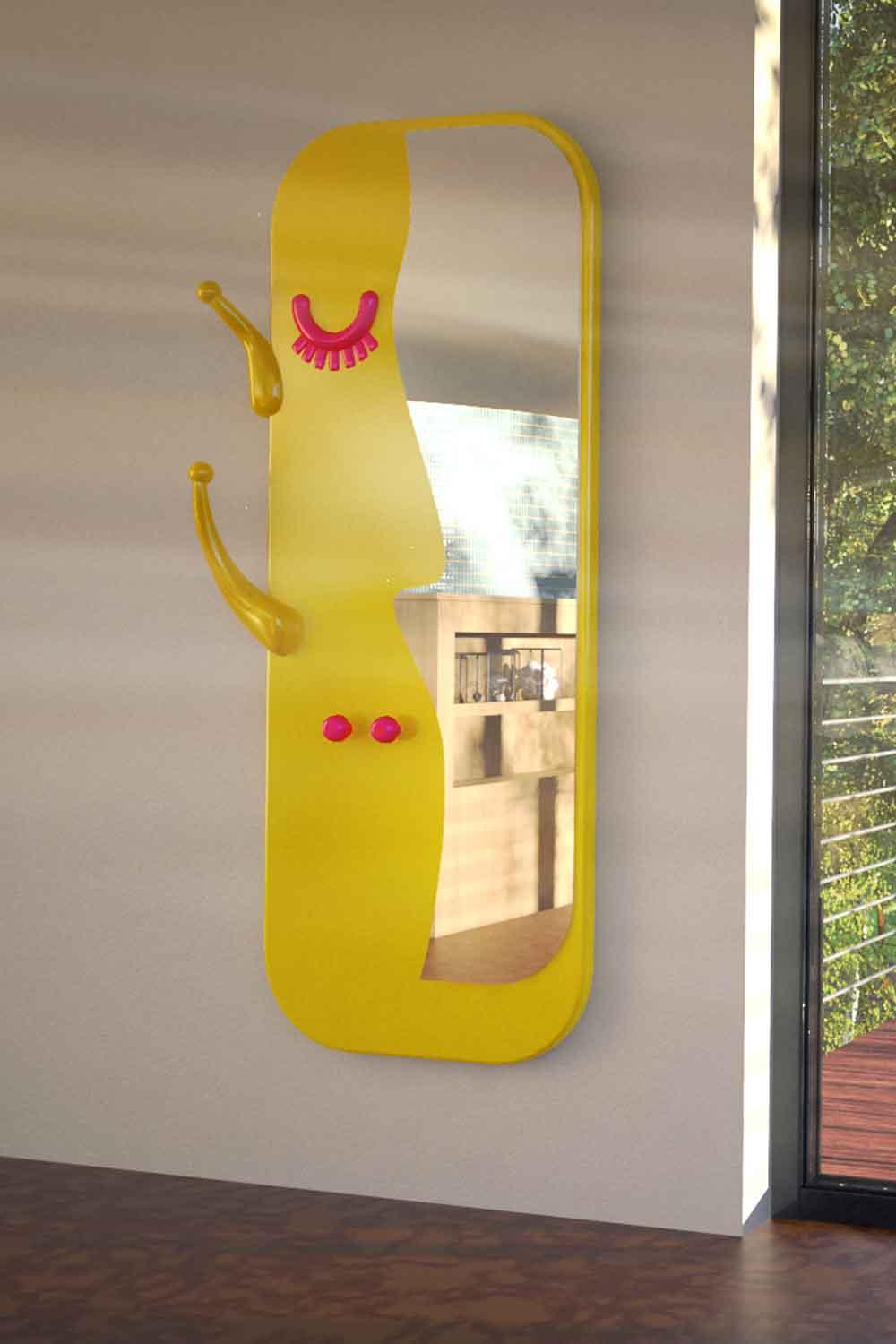 Sodd Design-Face to Face M Sarı-Ayna-2-fleurdirect.live