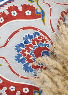 Soho Antiq-Beylem Suzani El Yapımı İpek Yastık 50x50 Cm-Yastık-3-fleurdirect.live