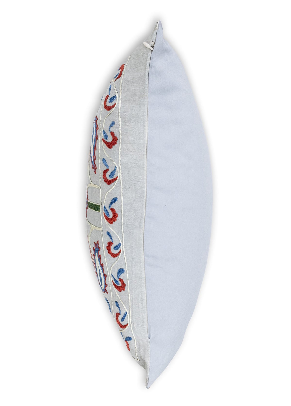 Soho Antiq-Beylem Suzani El Yapımı İpek Yastık 50x50 Cm-Yastık-5-fleurdirect.live