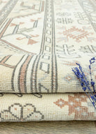 Soho Antiq-Beytus El Dokuma Krem Milas Halısı 199x294 Cm-Halı-4-fleurdirect.live