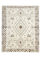 Soho Antiq-Dehri İlkel Desenli El Dokuma Tülü Halı 229x274 Cm-Halı-1-fleurdirect.live