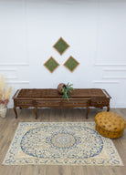 Soho Antiq-Dezful İran Madalyon Desenli El Dokuma Halı 116x190 Cm-Halı-2-fleurdirect.live
