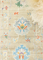 Soho Antiq-Geray El Dokuma İlkel Tasarımlı Yün Yolluk 93x257 Cm-Halı-3-fleurdirect.live
