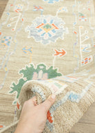 Soho Antiq-Geray El Dokuma İlkel Tasarımlı Yün Yolluk 93x257 Cm-Halı-4-fleurdirect.live