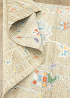 Soho Antiq-Geray El Dokuma İlkel Tasarımlı Yün Yolluk 93x257 Cm-Halı-6-fleurdirect.live
