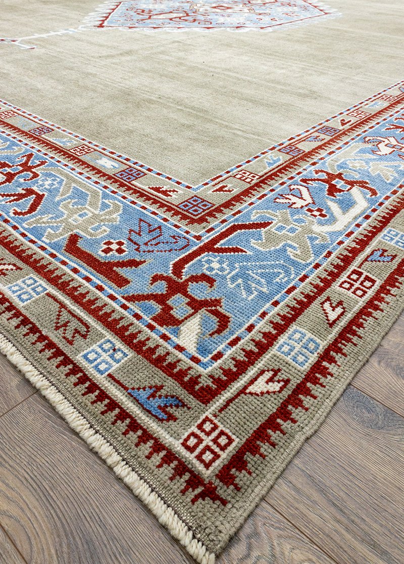 Soho Antiq-İnay Madalyon Desenli Uşak Halısı 407x450 Cm-Halı-3-fleurdirect.live