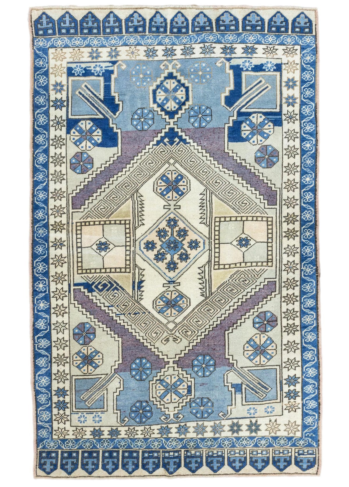 Soho Antiq-İynem Geometrik Desenli Salur Halısı 137x216 Cm-Halı-1-fleurdirect.live