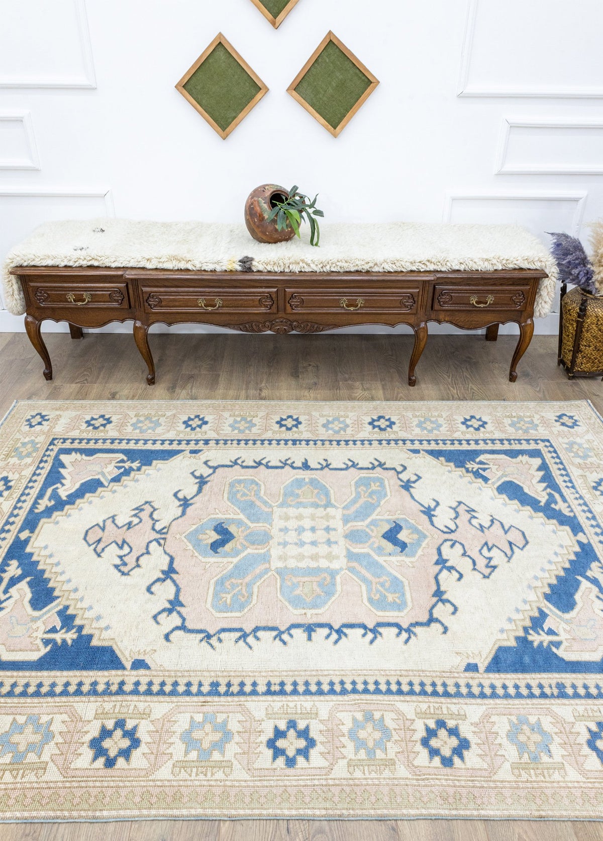 Soho Antiq-Kaman Oriental Figürlü El Dokuma Yün Halı 178x257 Cm-Halı-2-fleurdirect.live